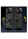 BFS iPhone 11 Kılıf Joy Lens Standlı Kapak - Mor