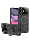 BFS  iPhone 11 Kılıf Joy Lens Standlı Kapak - Siyah