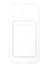 BFS  iPhone 11 Kılıf Kart Şeffaf Silikon - Şeffaf