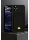 BFS  iPhone 11 Kılıf Kelvin Kartvizitli Silikon - Lacivert