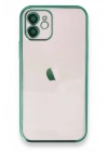 BFS  iPhone 11 Kılıf  Lensli Silikon - Yeşil