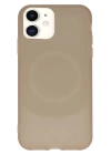 BFS  iPhone 11 Kılıf Maya Karbon Kapak - Kahverengi