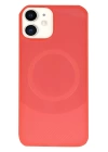 BFS  iPhone 11 Kılıf Maya Karbon Kapak - Kırmızı