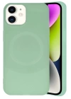 BFS  iPhone 11 Kılıf Maya Karbon Kapak - Su Yeşili