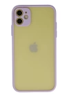 BFS iPhone 11 Kılıf Montreal Silikon Kapak - Mor