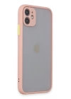 BFS  iPhone 11 Kılıf Montreal Silikon Kapak - Pembe