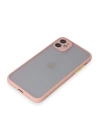 BFS  iPhone 11 Kılıf Montreal Silikon Kapak - Pembe