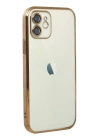 BFS  iPhone 11 Kılıf Razer Lensli Silikon - Gold