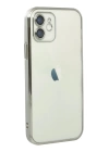 BFS  iPhone 11 Kılıf Razer Lensli Silikon - Gümüş