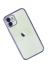 BFS  iPhone 11 Kılıf Razer Lensli Silikon - Mor