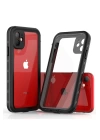 BFS  iPhone 11 Kılıf Red Pepper Su Geçirmez Kılıf - Siyah-Gri