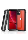 BFS  iPhone 11 Kılıf Red Pepper Su Geçirmez Kılıf - Siyah-Gri