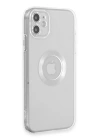 BFS  iPhone 11 Kılıf Santa Lens Silikon - Şeffaf