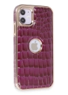BFS iPhone 11 Kılıf Snake Kapak - Derin Mor