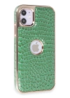 BFS  iPhone 11 Kılıf Snake Kapak - Koyu Yeşil