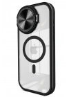 BFS iPhone 11 Kılıf Teleskop Lens Magsafe Silikon Kapak - Siyah
