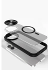 BFS iPhone 11 Kılıf Teleskop Lens Magsafe Silikon Kapak - Siyah