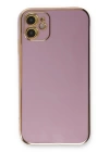 BFS  iPhone 11 Kılıf Volet Silikon - Mor