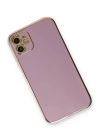 BFS  iPhone 11 Kılıf Volet Silikon - Mor