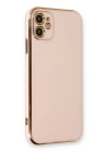 BFS iPhone 11 Kılıf Volet Silikon - Pembe