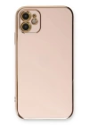 BFS iPhone 11 Kılıf Volet Silikon - Pembe