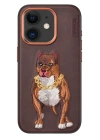 BFS  iPhone 11 Perma Desenli Kapak - Kahverengi