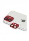 BFS  iPhone 11 Pers Alüminyum Kamera Lens - Kırmızı