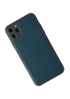 BFS  iPhone 11 Pro Kılıf Coco Deri Silikon Kapak - Mavi