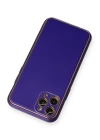 BFS  iPhone 11 Pro Kılıf Coco Deri Silikon Kapak - Mor