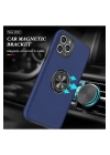 BFS  iPhone 11 Pro Kılıf Elit Yüzüklü Kapak - Lacivert