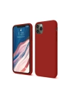 BFS  iPhone 11 Pro Kılıf First Silikon - Bordo