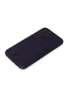 BFS  iPhone 11 Pro Kılıf Kelvin Kartvizitli Silikon - Derin Mor