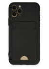 BFS  iPhone 11 Pro Kılıf Kelvin Kartvizitli Silikon - Siyah