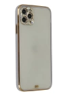 BFS  iPhone 11 Pro Kılıf Liva Taşlı Silikon - Mor