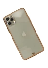 BFS  iPhone 11 Pro Kılıf Liva Taşlı Silikon - Pembe