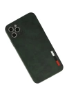 BFS  iPhone 11 Pro Kılıf Loop Deri Silikon - Yeşil