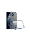 BFS  iPhone 11 Pro Kılıf Miami Şeffaf Silikon - Gri
