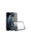 BFS  iPhone 11 Pro Kılıf Miami Şeffaf Silikon - Lacivert