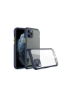 BFS  iPhone 11 Pro Kılıf Miami Şeffaf Silikon - Lacivert