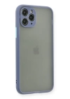 BFS  iPhone 11 Pro Kılıf Montreal Silikon Kapak - Gri