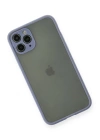 BFS  iPhone 11 Pro Kılıf Montreal Silikon Kapak - Gri