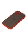 BFS  iPhone 11 Pro Kılıf Montreal Silikon Kapak - Kırmızı