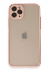 BFS  iPhone 11 Pro Kılıf Montreal Silikon Kapak - Pembe