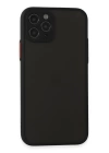 BFS  iPhone 11 Pro Kılıf Montreal Silikon Kapak - Siyah