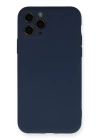 BFS  iPhone 11 Pro Kılıf Nano içi Kadife Silikon - Lacivert