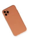 BFS  iPhone 11 Pro Kılıf Nano içi Kadife Silikon - Mat Turuncu