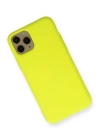 BFS  iPhone 11 Pro Kılıf Nano içi Kadife Silikon - Sarı
