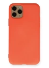 BFS  iPhone 11 Pro Kılıf Nano içi Kadife Silikon - Turuncu