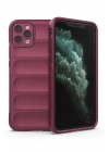 BFS iPhone 11 Pro Kılıf Optimum Silikon - Bordo