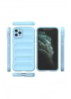 BFS  iPhone 11 Pro Kılıf Optimum Silikon - Sky Blue